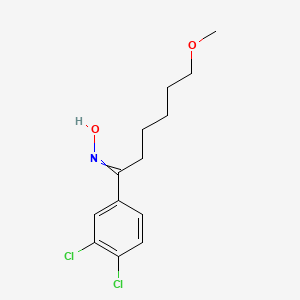 N-[1-(3,4-Dichlorophenyl)-6-methoxyhexylidene]hydroxylamine