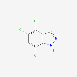 4,5,7-Trichloro-1H-indazole