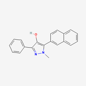 1-Methyl-5-(naphthalen-2-yl)-3-phenyl-1H-pyrazol-4-ol