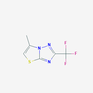 6-Methyl-2-(trifluoromethyl)[1,3]thiazolo[3,2-b][1,2,4]triazole