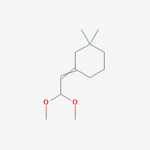 3-(2,2-Dimethoxyethylidene)-1,1-dimethylcyclohexane