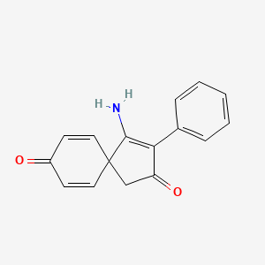 Spiro[4.5]deca-3,6,9-triene-2,8-dione, 4-amino-3-phenyl-