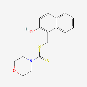 (2-Hydroxynaphthalen-1-yl)methyl morpholine-4-carbodithioate