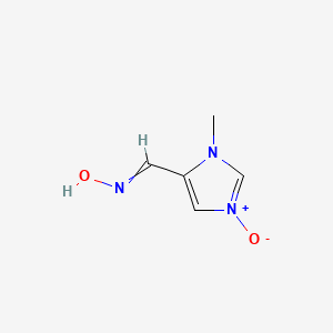 N-[(1-Methyl-3-oxo-1H-3lambda~5~-imidazol-5-yl)methylidene]hydroxylamine