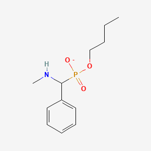 Butyl [(methylamino)(phenyl)methyl]phosphonate