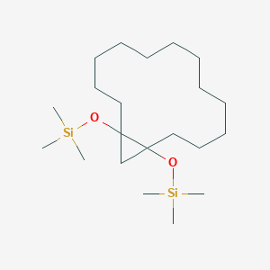 [Bicyclo[12.1.0]pentadecane-1,14-diylbis(oxy)]bis(trimethylsilane)