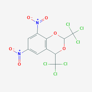 6,8-Dinitro-2,4-bis(trichloromethyl)-4h-1,3-benzodioxine