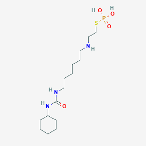 S-[2-({6-[(Cyclohexylcarbamoyl)amino]hexyl}amino)ethyl] dihydrogen phosphorothioate