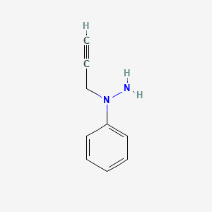 1-Phenyl-1-prop-2-ynylhydrazine