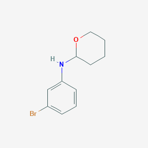 N-(3-Bromophenyl)oxan-2-amine