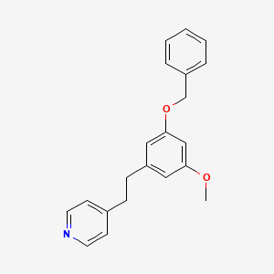 4-{2-[3-(Benzyloxy)-5-methoxyphenyl]ethyl}pyridine