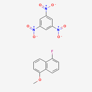 1-Fluoro-5-methoxynaphthalene;1,3,5-trinitrobenzene