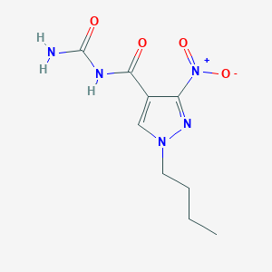 1-Butyl-N-carbamoyl-3-nitro-1H-pyrazole-4-carboxamide