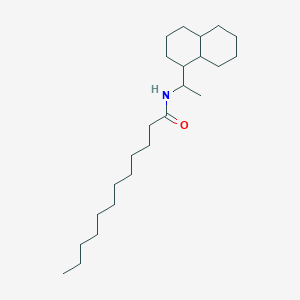 N-[1-(Decahydronaphthalen-1-YL)ethyl]dodecanamide