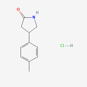 4-(4-Methylphenyl)pyrrolidin-2-one;hydrochloride