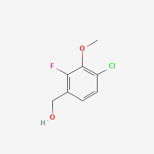 B1455929 4-Chloro-2-fluoro-3-methoxybenzyl alcohol CAS No. 1323966-21-7