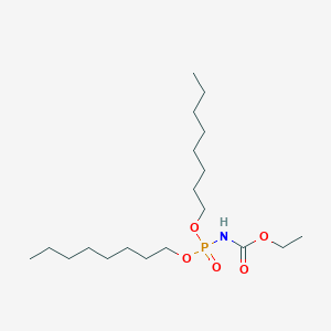 Ethyl [bis(octyloxy)phosphoryl]carbamate