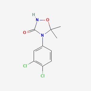 4-(3,4-Dichlorophenyl)-5,5-dimethyl-1,2,4-oxadiazolidin-3-one