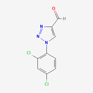B1455936 1-(2,4-dichlorophenyl)-1H-1,2,3-triazole-4-carbaldehyde CAS No. 1423032-41-0
