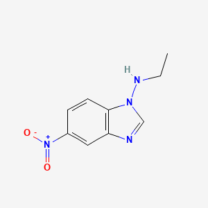 N-Ethyl-5-nitro-1H-benzimidazol-1-amine