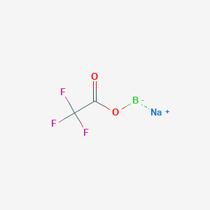 molecular formula C2BF3NaO2 B14559387 CID 23682253 