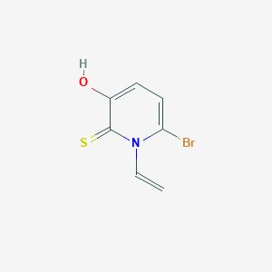 6-Bromo-1-ethenyl-3-hydroxypyridine-2(1H)-thione