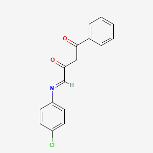 (4E)-4-[(4-Chlorophenyl)imino]-1-phenylbutane-1,3-dione