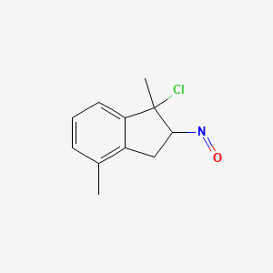 1-Chloro-1,4-dimethyl-2-nitroso-2,3-dihydro-1H-indene