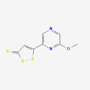 5-(6-Methoxypyrazin-2-yl)-3H-1,2-dithiole-3-thione