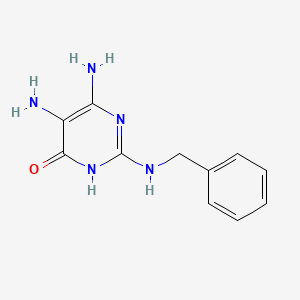 5,6-Diamino-2-(benzylamino)pyrimidin-4(1H)-one