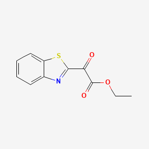 B1455951 Ethyl 2-(1,3-benzothiazol-2-yl)-2-oxoacetate CAS No. 20474-55-9