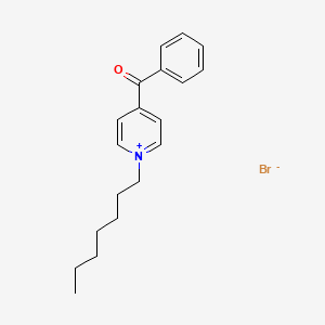 1-Heptyl-4-(phenylcarbonyl)pyridinium bromide