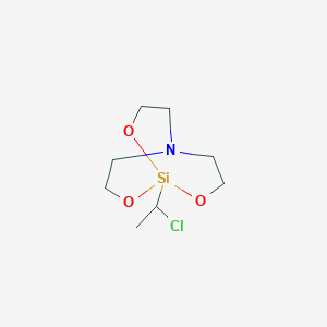 1-(1-Chloroethyl)-2,8,9-trioxa-5-aza-1-silabicyclo[3.3.3]undecane