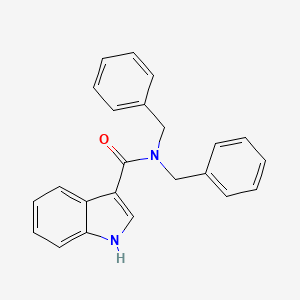 1H-Indole-3-carboxamide, N,N-bis(phenylmethyl)-