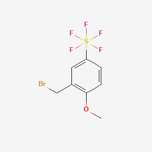 2-Methoxy-5-(pentafluorosulfur)benzyl bromide