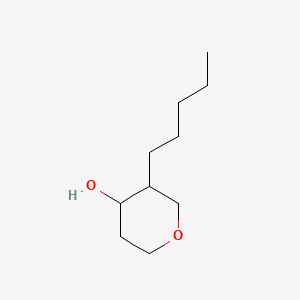 3-Pentyloxan-4-ol