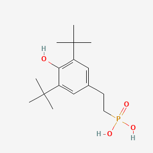 [2-(3,5-Di-tert-butyl-4-hydroxyphenyl)ethyl]phosphonic acid