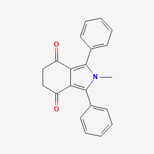 2H-Isoindole-4,7-dione, 5,6-dihydro-2-methyl-1,3-diphenyl-