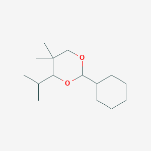 2-Cyclohexyl-5,5-dimethyl-4-(propan-2-yl)-1,3-dioxane