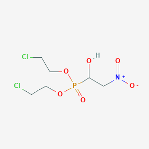 1-[Bis(2-chloroethoxy)phosphoryl]-2-nitroethanol