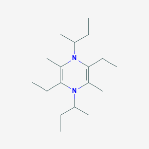 1,4-Di(butan-2-yl)-2,5-diethyl-3,6-dimethyl-1,4-dihydropyrazine