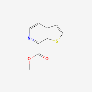 molecular formula C9H7NO2S B1455970 Methyl thieno[2,3-C]pyridine-7-carboxylate CAS No. 1078167-97-1