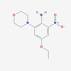 4-Ethoxy-2-(morpholin-4-yl)-6-nitroaniline