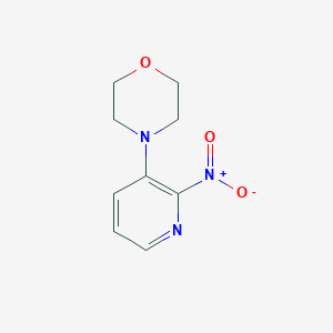 molecular formula C9H11N3O3 B1455972 4-(2-硝基吡啶-3-基)吗啉 CAS No. 54231-37-7