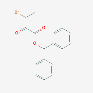 Diphenylmethyl 3-bromo-2-oxobutanoate