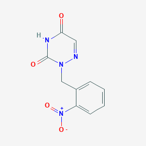 2-[(2-Nitrophenyl)methyl]-1,2,4-triazine-3,5(2H,4H)-dione