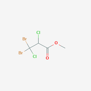 Methyl 3,3-dibromo-2,3-dichloropropanoate