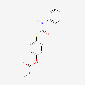 Methyl 4-[(phenylcarbamoyl)sulfanyl]phenyl carbonate