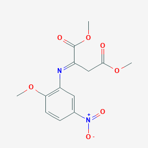 Dimethyl (2E)-2-[(2-methoxy-5-nitrophenyl)imino]butanedioate