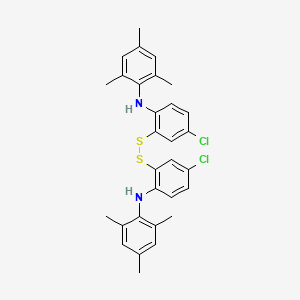 N,N'-[Disulfanediylbis(4-chloro-2,1-phenylene)]bis(2,4,6-trimethylaniline)